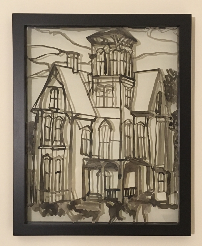 Skeleton House - 2 by artist Amber Wallour